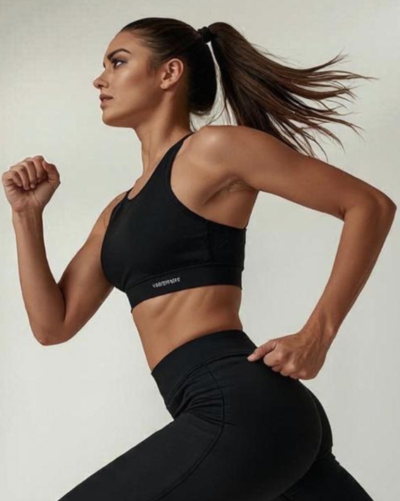 Supportive sports bras designed for comfort and stability