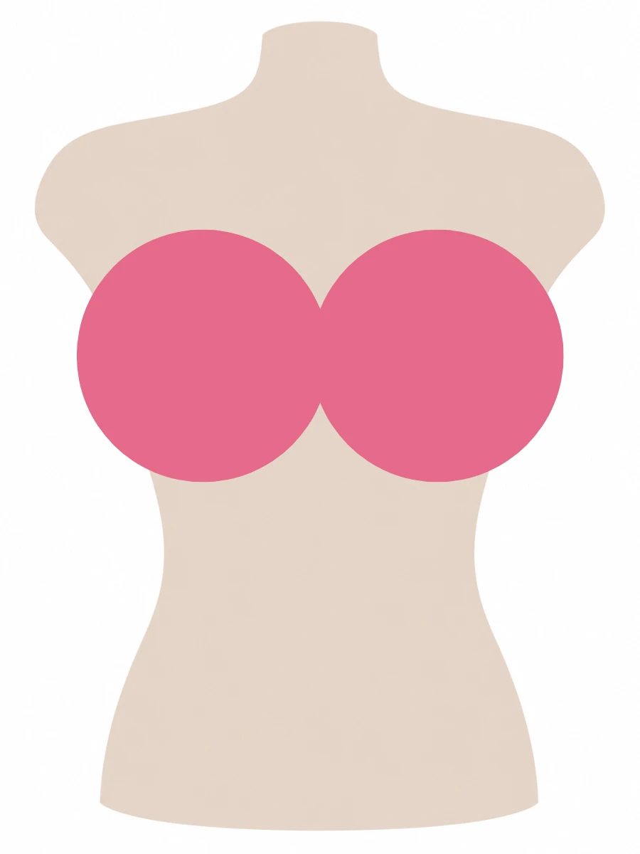Illustrated UK 38KK bra size diagram showing KK cup volume on a 38 band torso