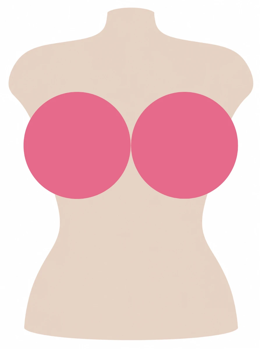 Illustrated UK 42JJ bra size diagram showing JJ cup volume on a 42 band torso