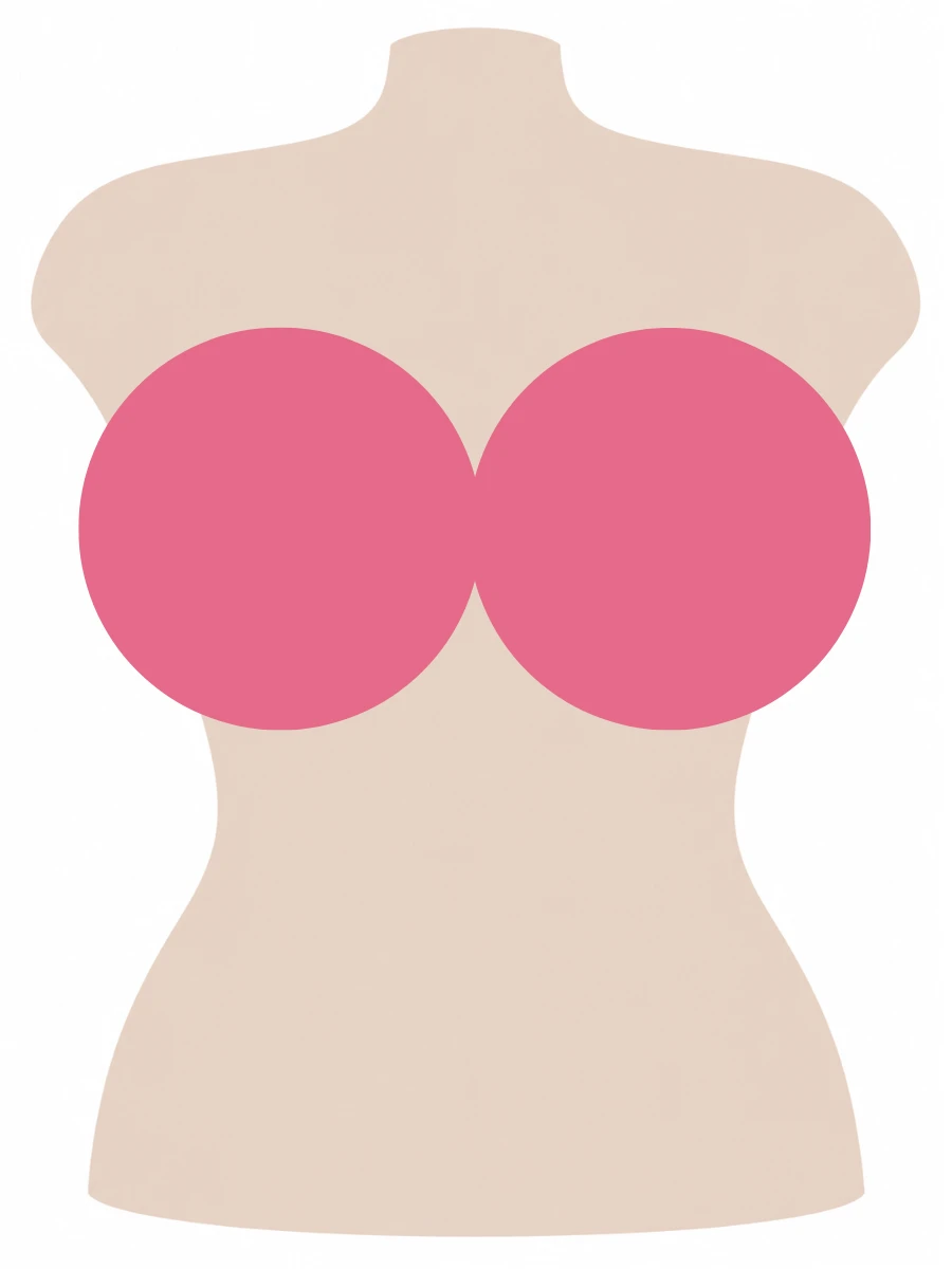 Illustrated UK 42K bra size diagram showing K cup volume on a 42 band torso