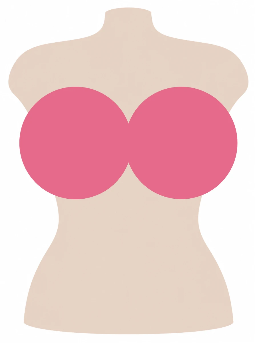 Illustrated UK 42KK bra size diagram showing KK cup volume on a 42 band torso