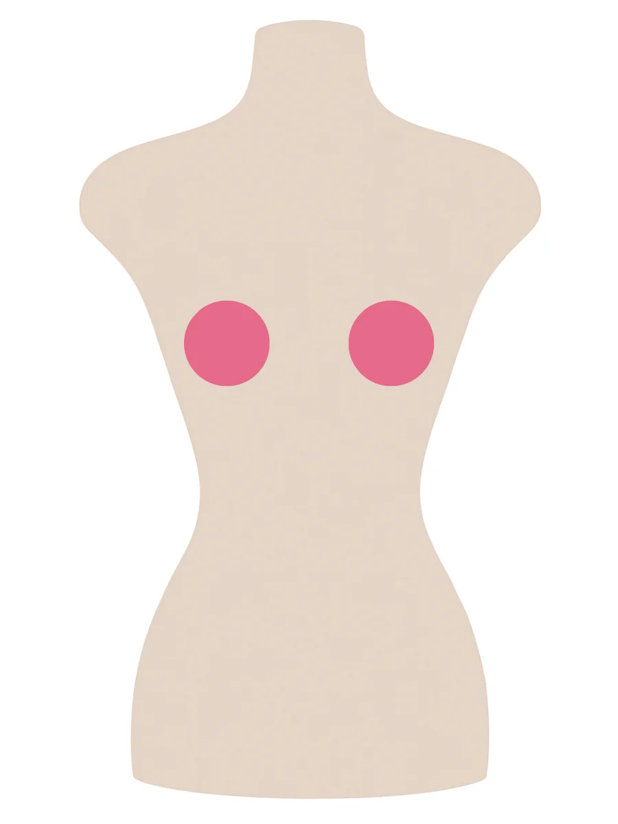 Illustrated UK 32A bra size diagram showing sister size cup volume