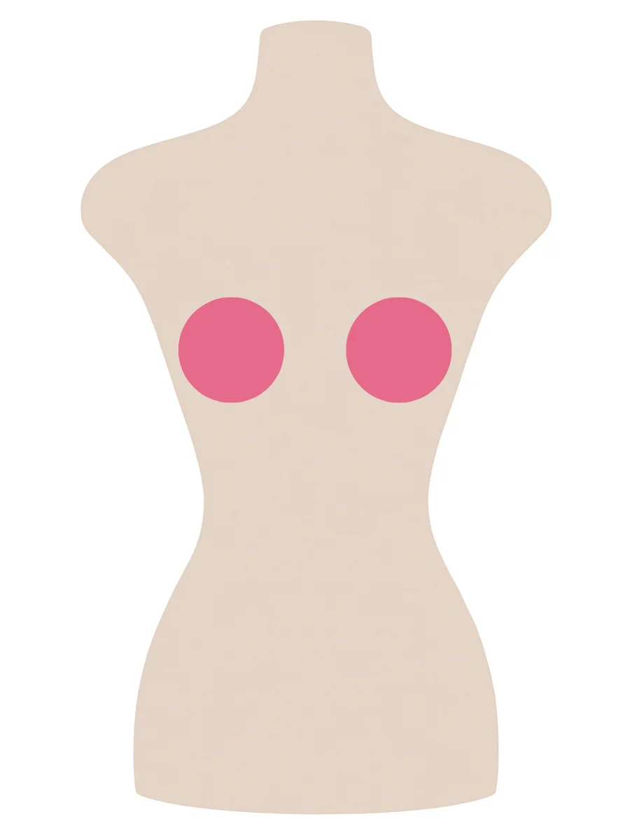 Illustrated UK 32C bra size diagram showing sister size cup volume