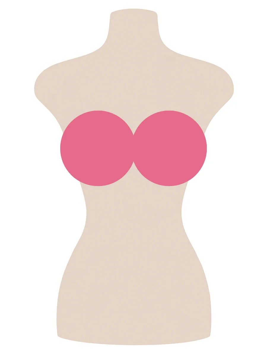 Illustrated UK 32H bra size diagram showing sister size cup volume