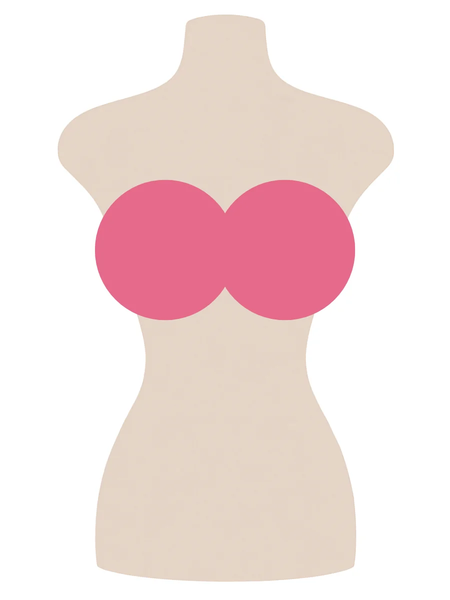 Illustrated UK 32J bra size diagram showing sister size cup volume