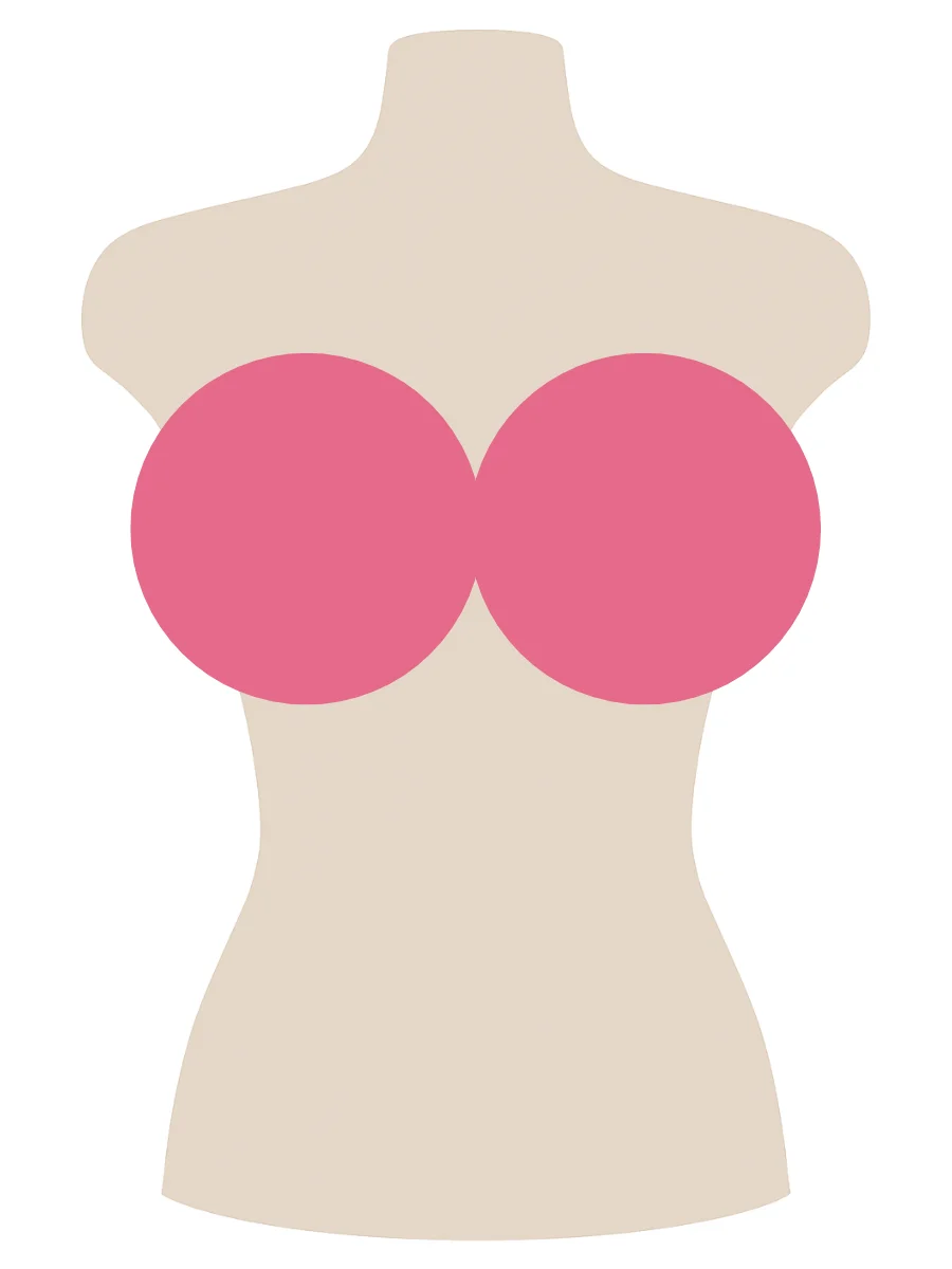 Illustrated UK 36K bra size diagram showing sister size cup volume